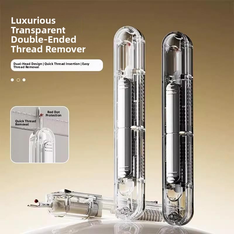 Needle Threader Tool - 2-in-1 휴대용 바늘입히개 다기능 손바느질 도구