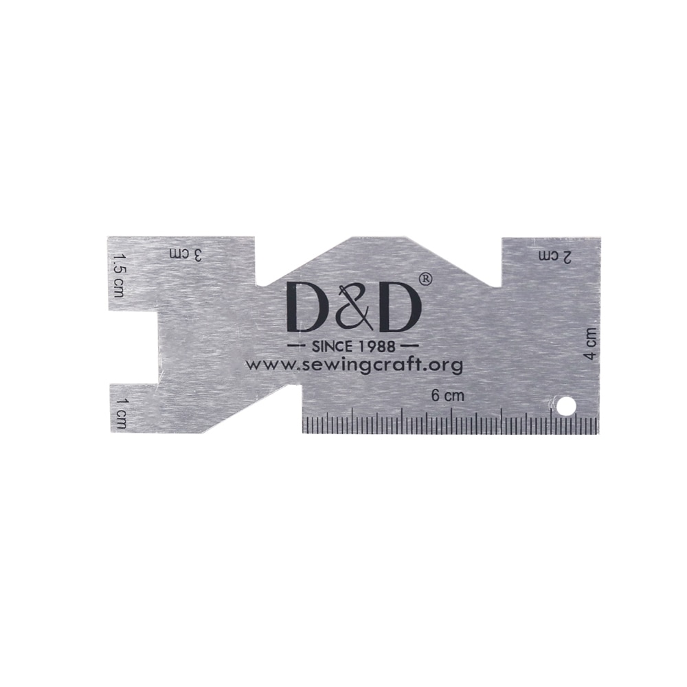 Sewing Gauge Ruler - 금속 측정 게이지 퀼팅 눈금자, 고품질