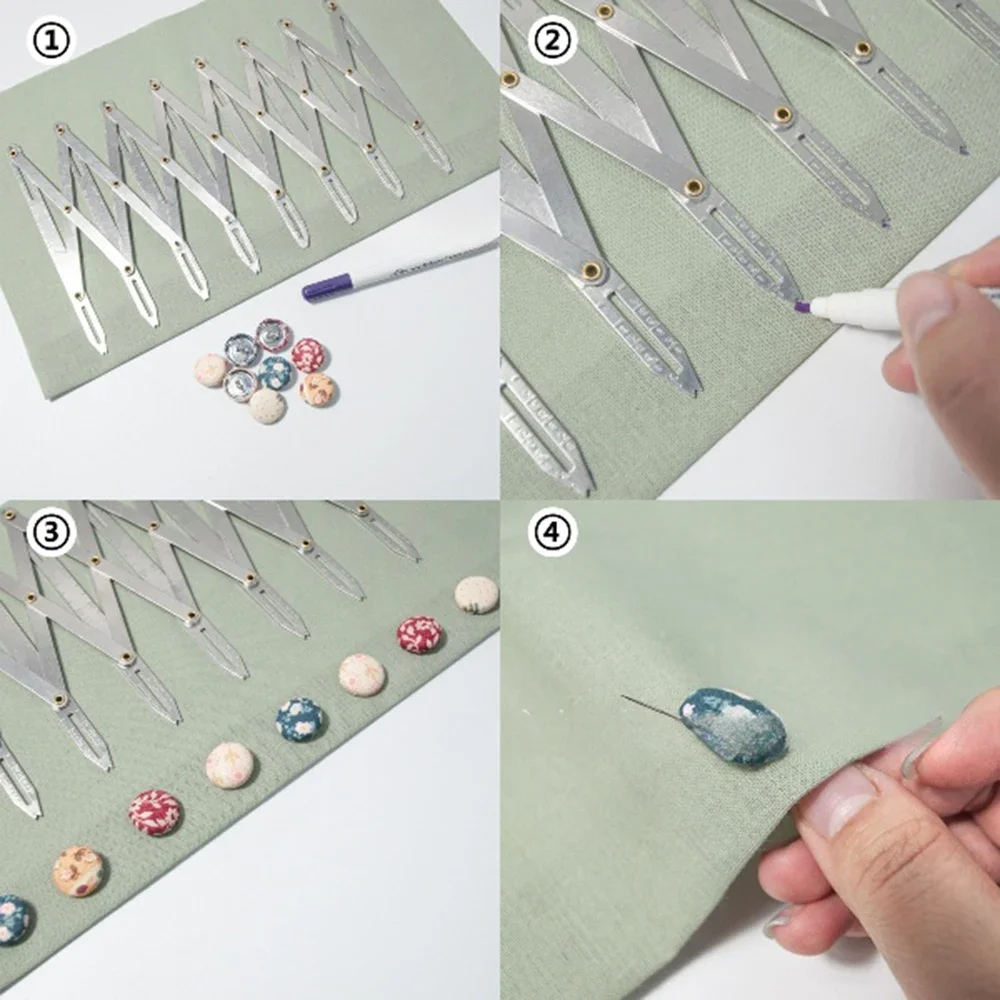 Sewing Gauge Ruler - 확장 게이지 바느질 액세서리 Iquidistant 바느질