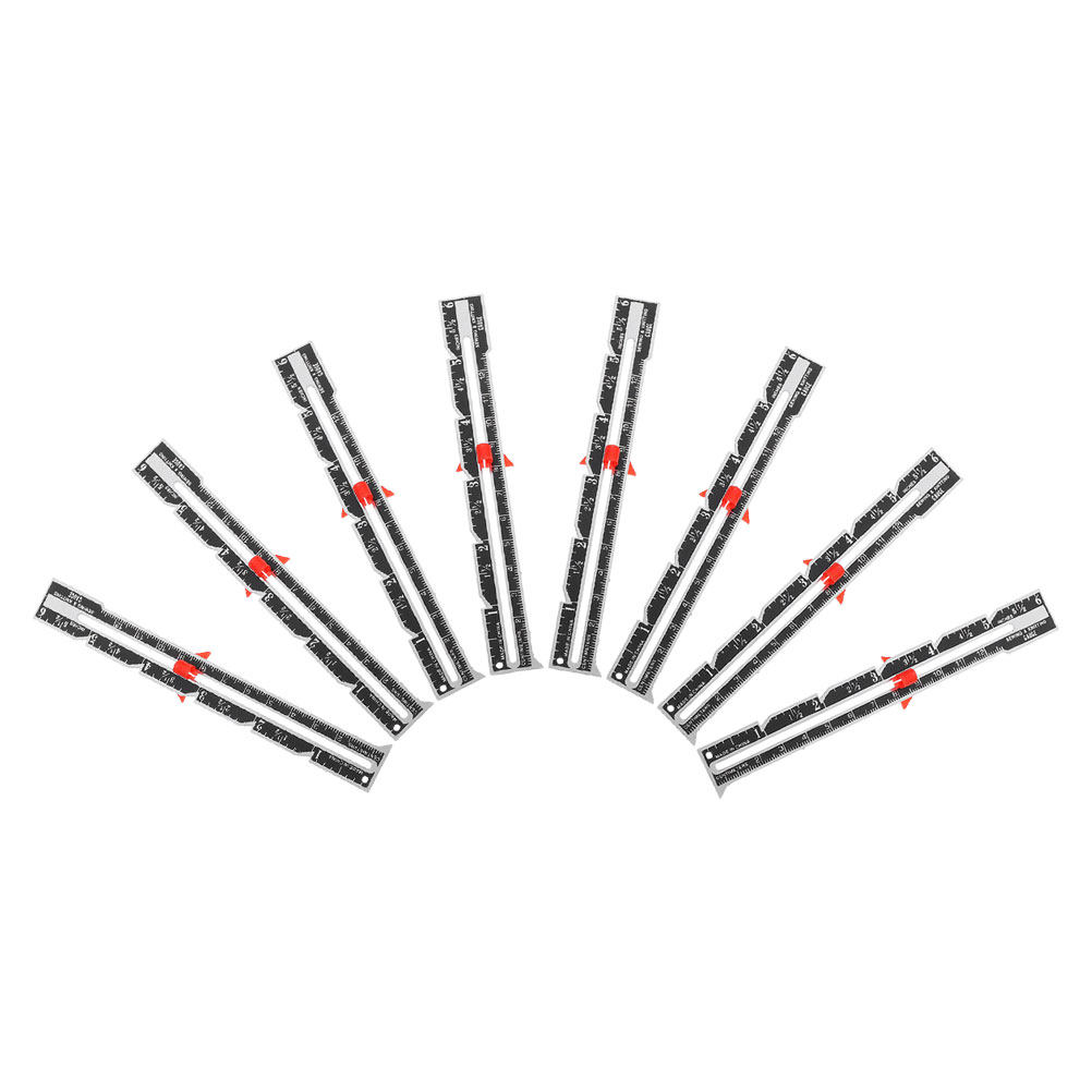 Sewing Gauge Ruler - 8종 전문 재봉 측정자 세트, 평행선