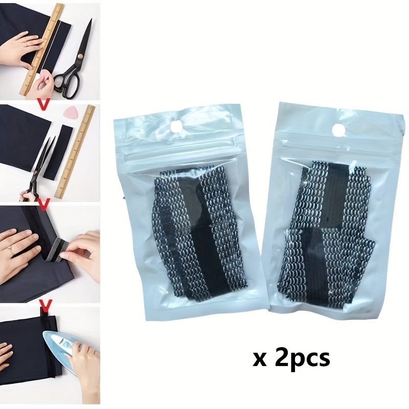 Interfacing Iron On - 2개/팩 1m 셀프 접착 바지 밑단