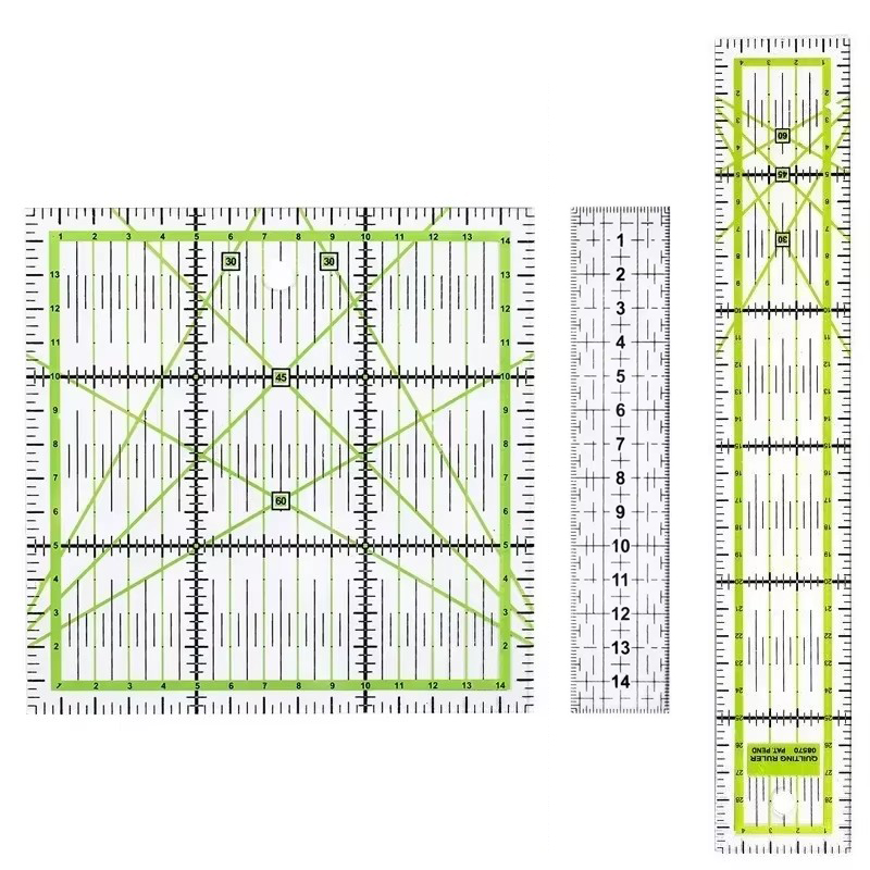 Sewing Gauge Ruler - 1/2pcs 15cm 퀼트 패치 워크 눈금자