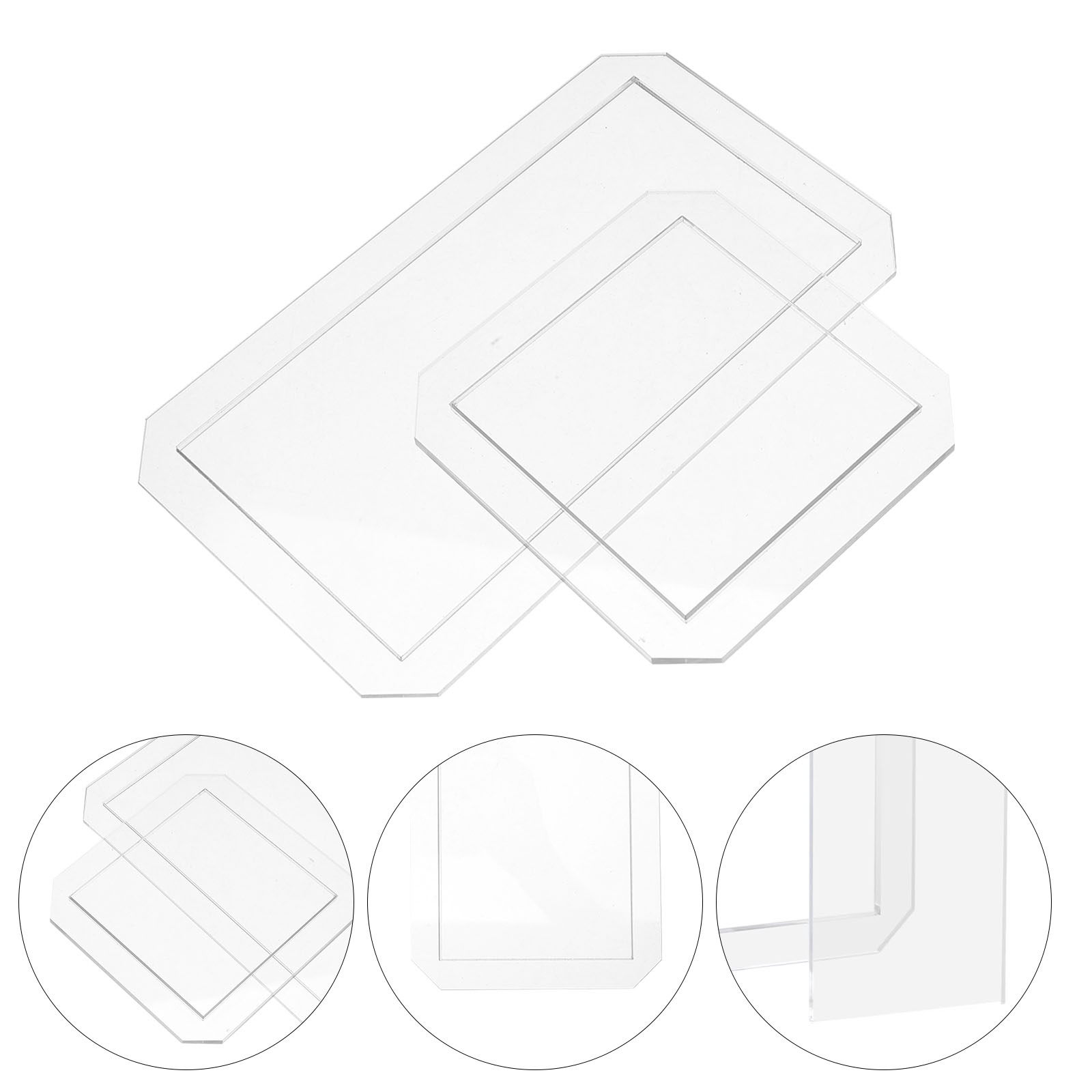 Quilting Ruler Square - 8Pcs 퀼팅 템플릿 직사각형 사각형 아크릴
