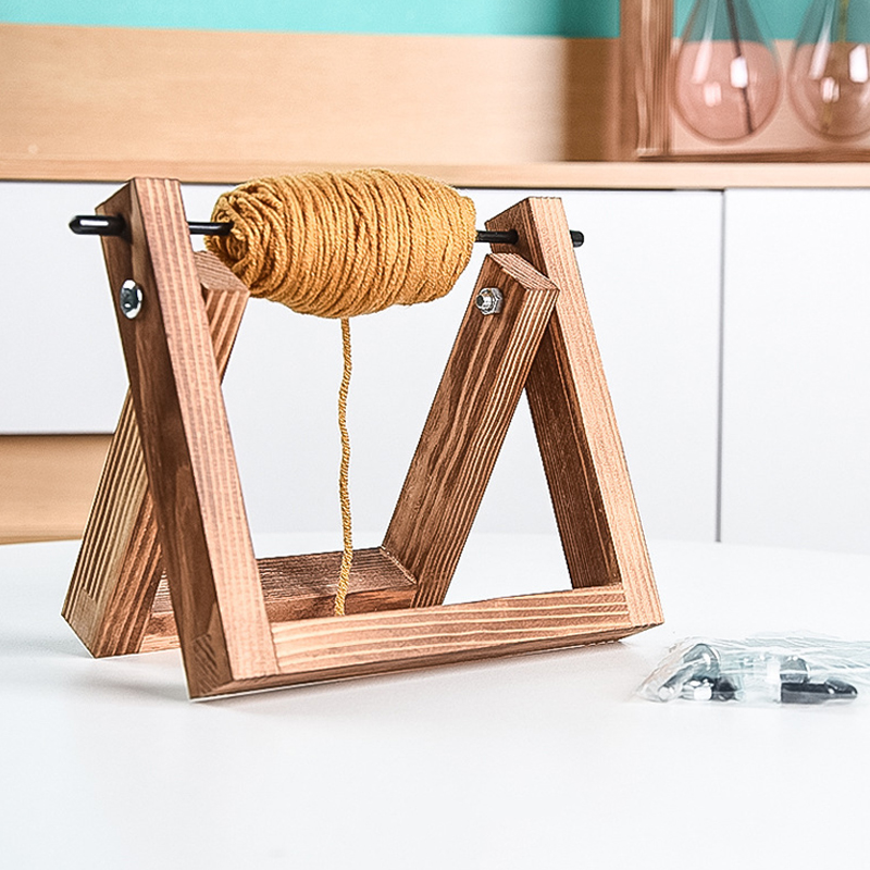 Sewing Roll - 1개 나무 실 롤 홀더, 뜨개질
