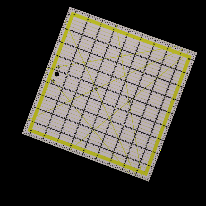 4개 세트 사각형 아크릴 퀼팅 자, 원단 절단 자, 격 - Quilting Ruler Square 리뷰 및 가격