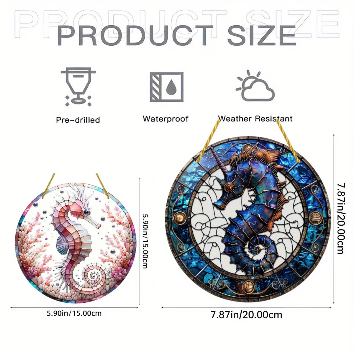 수중 세계 SunCatcher 로그인, 바다 거북 해마 - Sewing Custom 리뷰 및 가격