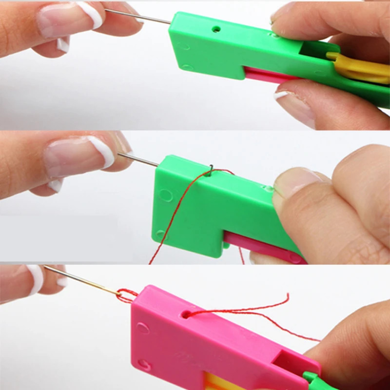1개 노인용 편리한 고품질 자동 바늘입히개 간편 수공구 - Needle Threader Tool 리뷰 및 가격