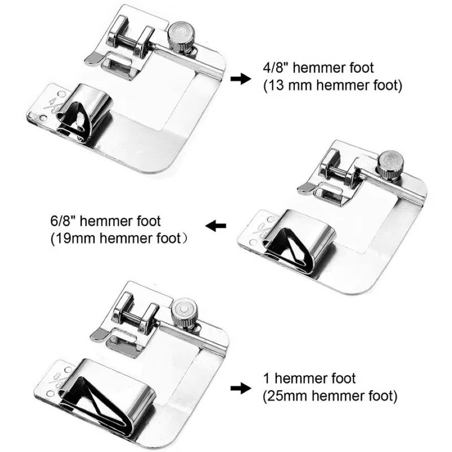 1PCS-3PCS 13/19/25mm 가정용 재봉틀 풋 - Sewing Roll 리뷰 및 가격
