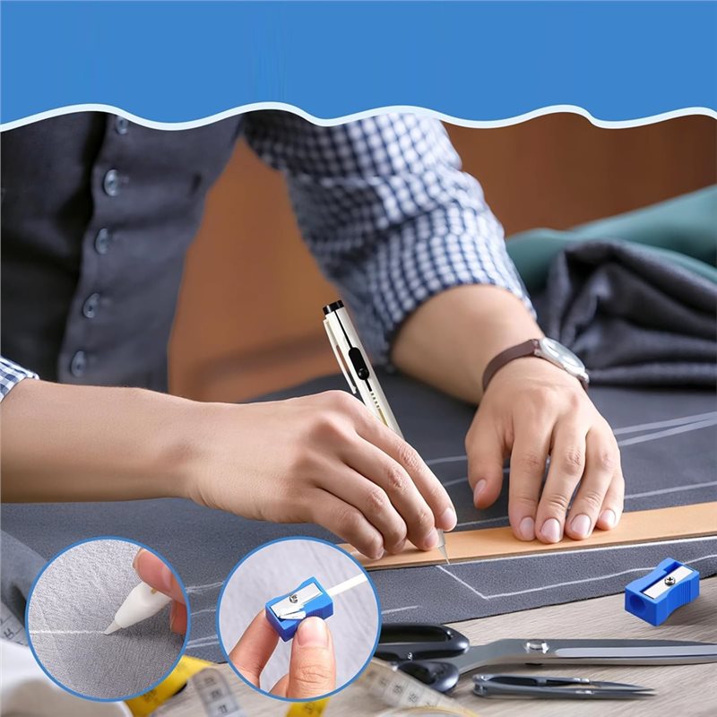 재단사용 연필, 패턴 표시용, 재봉용 분필 펜, 흰색  - Fabric Marking Pen 리뷰 및 가격