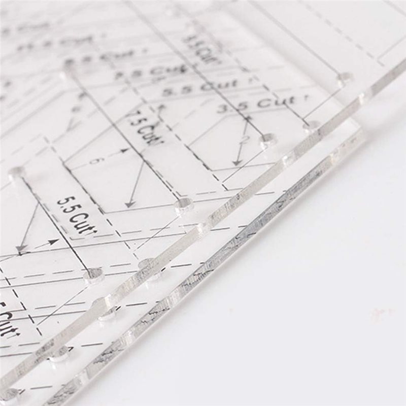 A25F-4Pcs 퀼팅 자 세트, 투명 플라스틱 퀼팅  - Quilting Ruler Square 리뷰 및 가격
