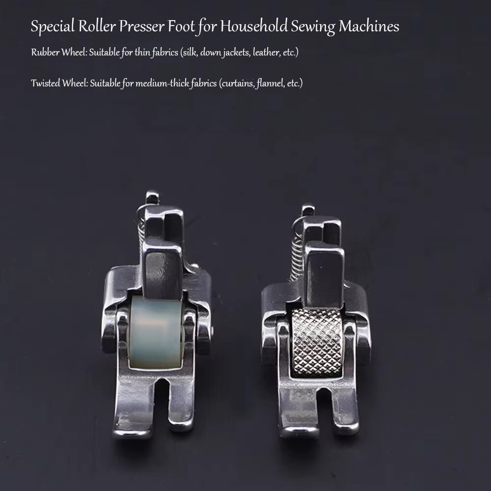 구식 발바퀴식 재봉틀용 올스틸 롤러 프레서풋, 버터플라 - Sewing Roll 리뷰 및 가격