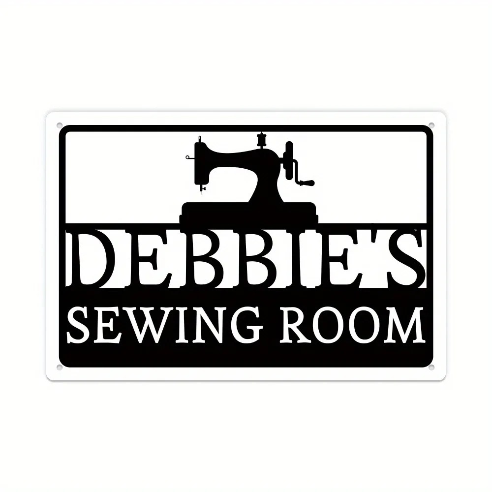 [2D 플랫] 맞춤형 재봉실 금속 간판 12x8인치 개 - Sewing Custom 리뷰 및 가격