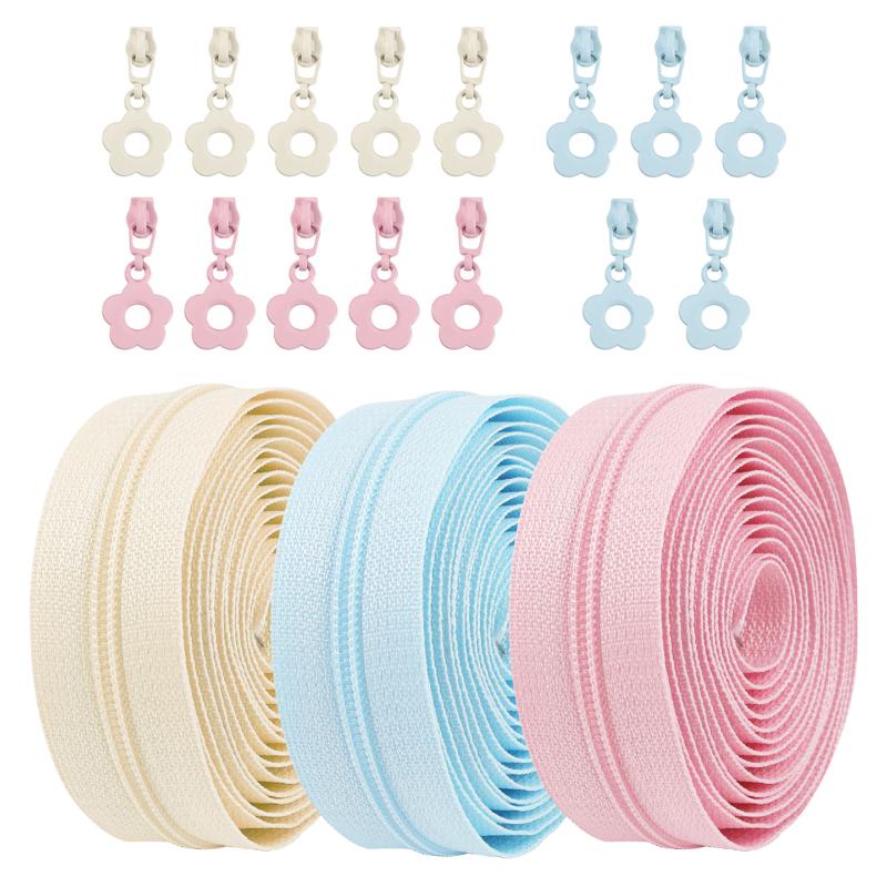 2.0미터 지퍼 + 5개 지퍼 헤드, 나일론 지퍼 테이 - Sewing Gauge Ruler 리뷰 및 가격