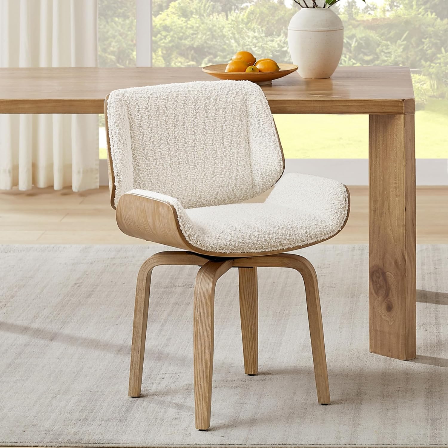 회전식 식탁 의자, 패브릭 커버의 나무 다리 식당 의자 - Century Textile & Sewing Supply Online Shopping 리뷰 및 가격