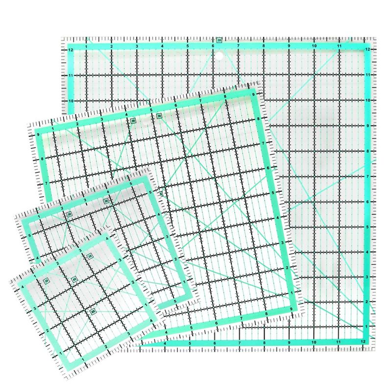 J1UL1N 4PCS 사각형 퀼팅 자(12.5/9.5/ - Quilting Ruler Square 리뷰 및 가격