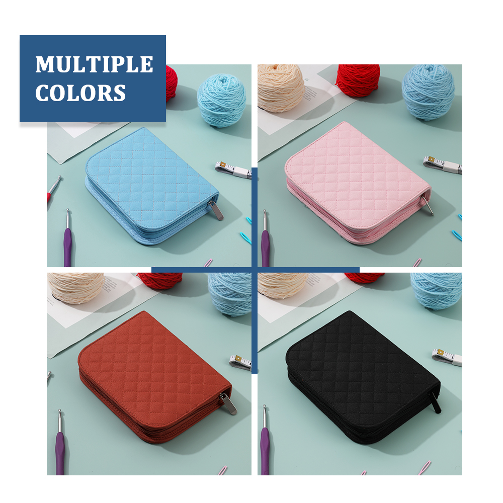 빈 코바늘 보관 가방 뜨개질 바늘 정리 가방 휴대용 D - Sewing Roll 리뷰 및 가격