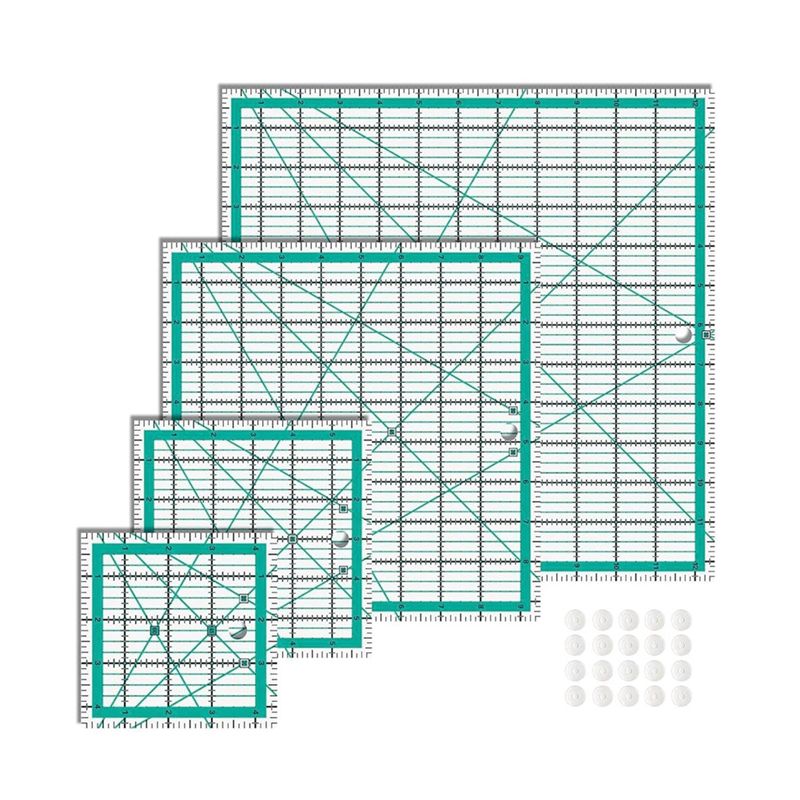 AEE4-퀼팅 자, 4개의 정사각형 퀼팅 템플릿, 24 - Quilting Ruler Square 리뷰 및 가격