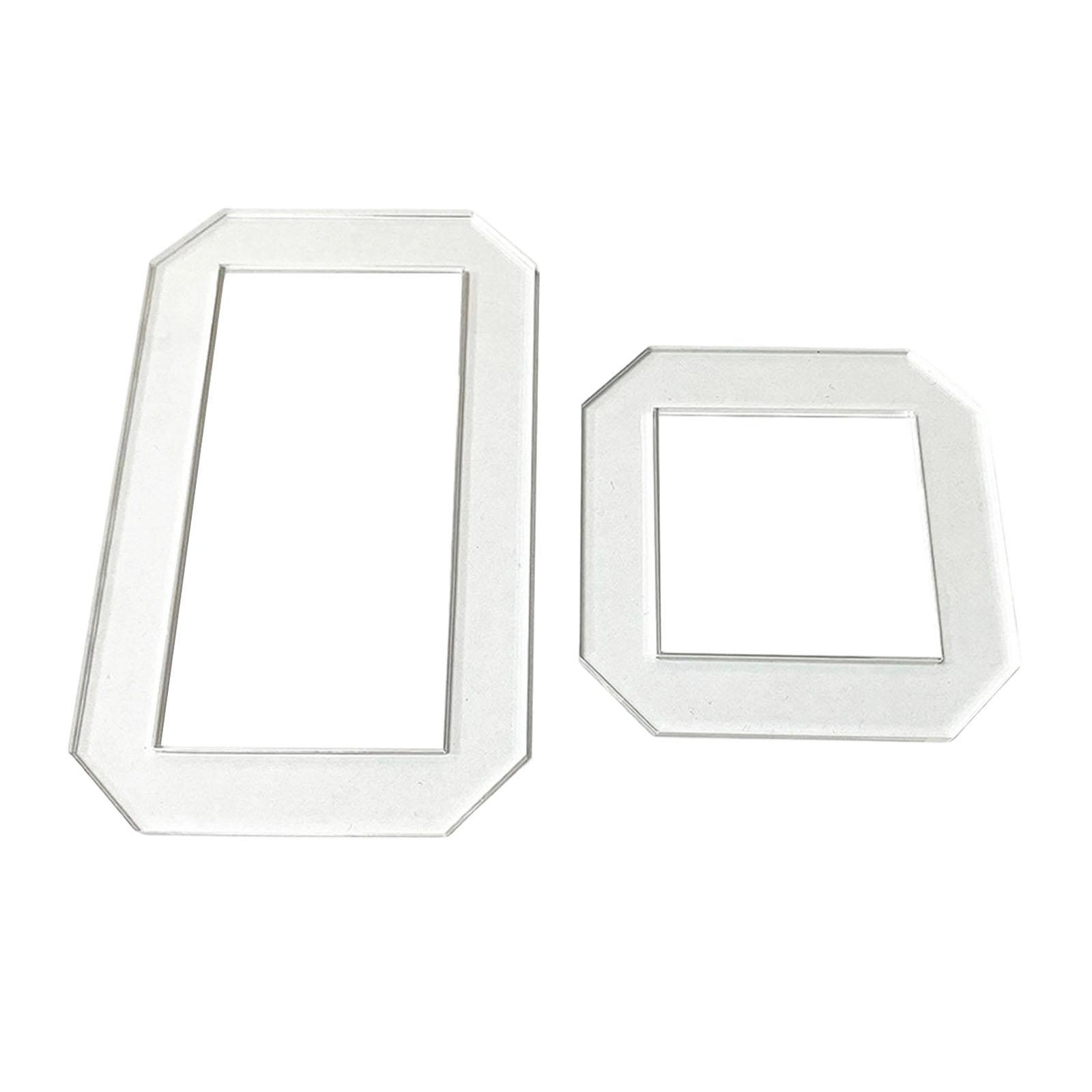 2Pcs 퀼팅 템플릿 퀼트 스텐실 자 DIY 공예 용품 - Quilting Ruler Square 리뷰 및 가격