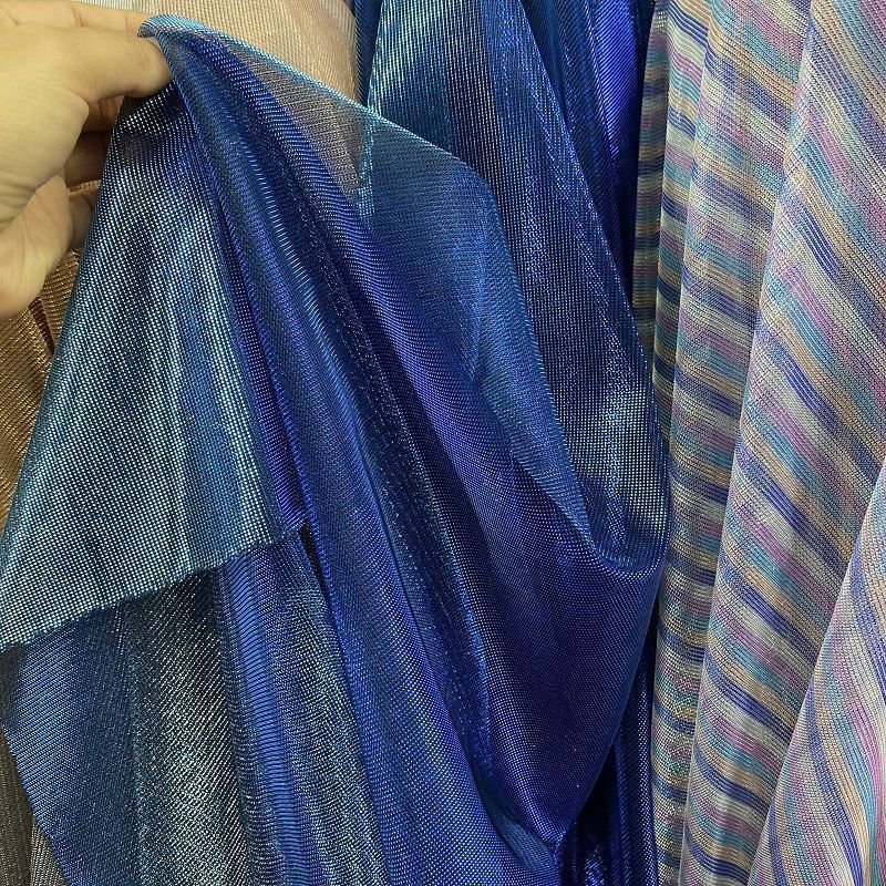 메탈릭 글리터 메쉬 튤 원단 얇은 시스루 테크니컬 세미 - Sewing Technical Fabrics 리뷰 및 가격