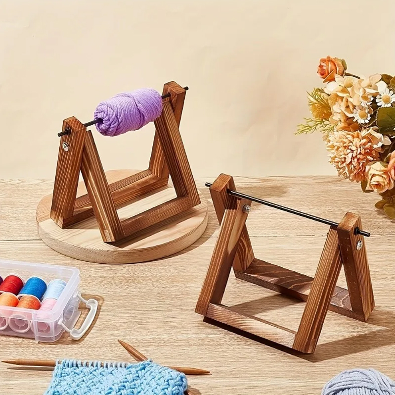 1개 나무 실 롤 홀더, 뜨개질 및 코바늘용 나무 실  - Sewing Roll 리뷰 및 가격