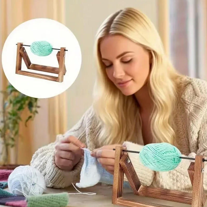 1개 나무 실 롤 홀더, 뜨개질 및 코바늘용 나무 실  - Sewing Roll 리뷰 및 가격
