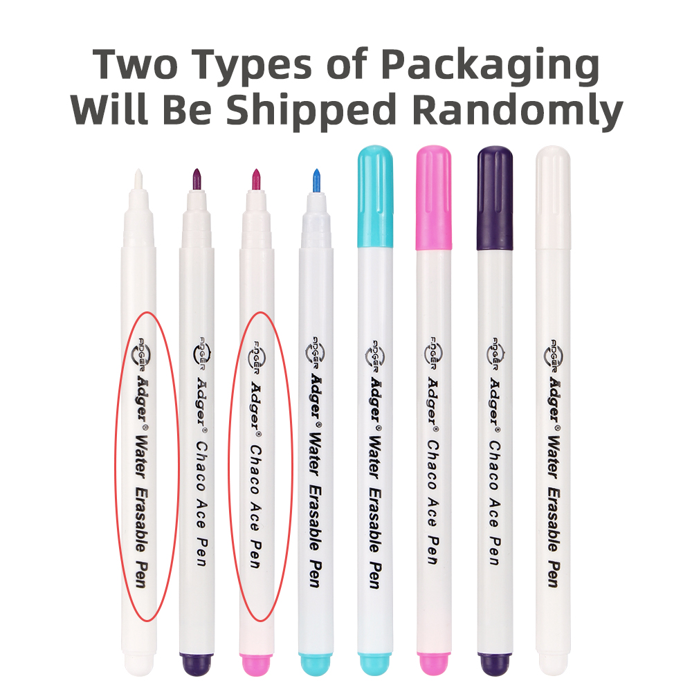 4가지 색상의 퀼팅 스티치 마커, 물로 지울 수 있는  - Fabric Marking Pen 리뷰 및 가격